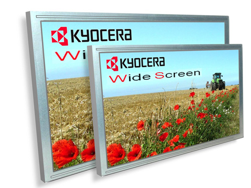 Rendering of Kyocera's new WXGA TFT-LCD screens